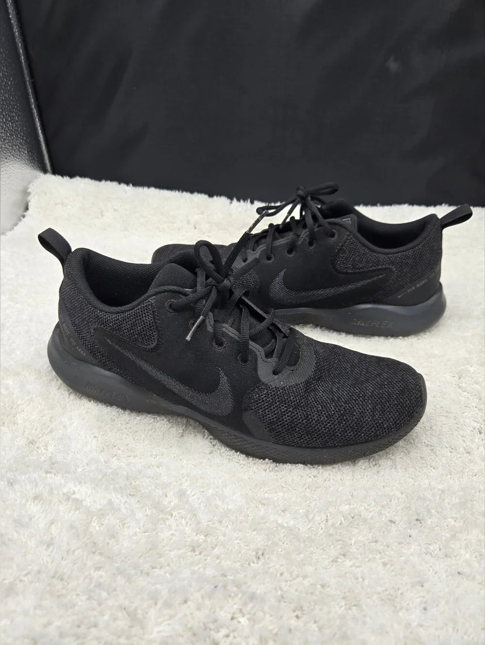 Nike Flex Experience Run 'Black Dark Smoke Grey' Sz 11.5